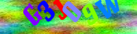 Blue Captcha Image