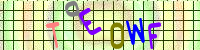 Blue Captcha Image