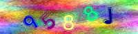 Blue Captcha Image