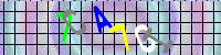 Blue Captcha Image