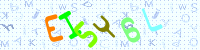 Blue Captcha Image