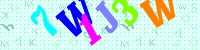 Blue Captcha Image