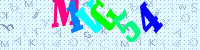 Blue Captcha Image