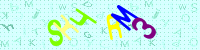 Blue Captcha Image