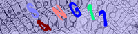Blue Captcha Image