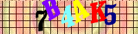 Blue Captcha Image