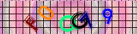 Blue Captcha Image