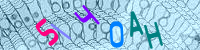 Blue Captcha Image