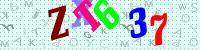 Blue Captcha Image