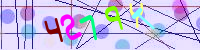 Blue Captcha Image