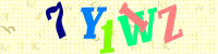 Blue Captcha Image