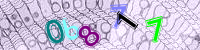 Blue Captcha Image