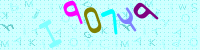 Blue Captcha Image