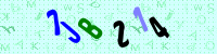Blue Captcha Image
