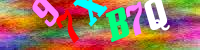 Blue Captcha Image