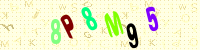Blue Captcha Image