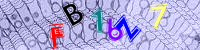 Blue Captcha Image