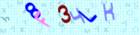 Blue Captcha Image