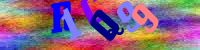 Blue Captcha Image