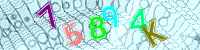Blue Captcha Image