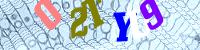 Blue Captcha Image