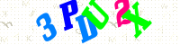 Blue Captcha Image