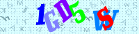 Blue Captcha Image
