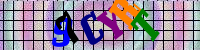 Blue Captcha Image