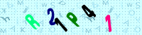 Blue Captcha Image