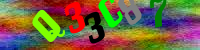 Blue Captcha Image