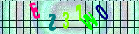 Blue Captcha Image