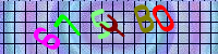 Blue Captcha Image