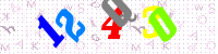 Blue Captcha Image
