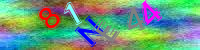 Blue Captcha Image