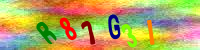 Blue Captcha Image