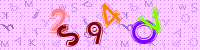 Blue Captcha Image