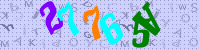 Blue Captcha Image