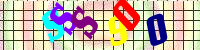 Blue Captcha Image