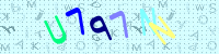 Blue Captcha Image