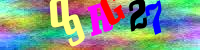 Blue Captcha Image