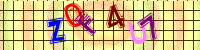 Blue Captcha Image