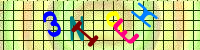 Blue Captcha Image