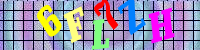 Blue Captcha Image
