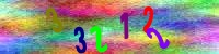 Blue Captcha Image