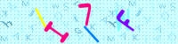Blue Captcha Image