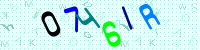 Blue Captcha Image