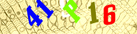 Blue Captcha Image