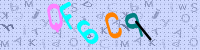 Blue Captcha Image