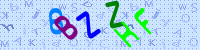 Blue Captcha Image