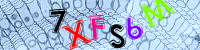 Blue Captcha Image